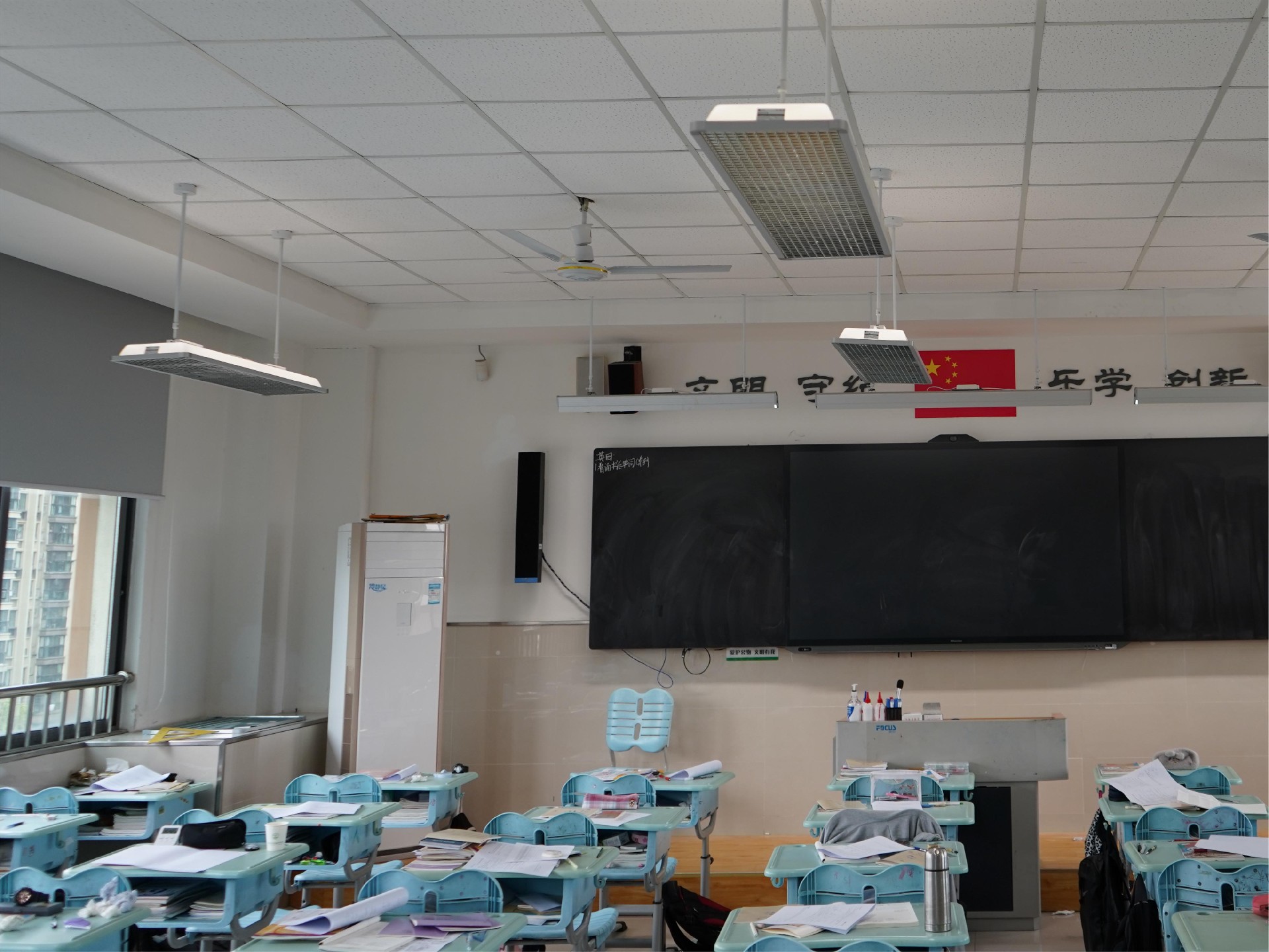 教室均衡擴聲系統(tǒng) 教室均衡擴聲音響安裝示例