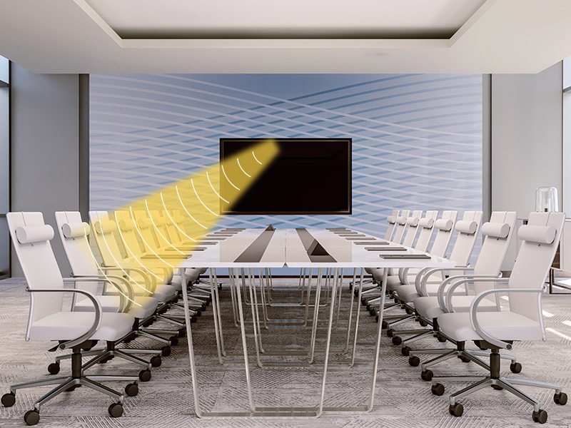 會(huì)議室安裝使用定向音箱