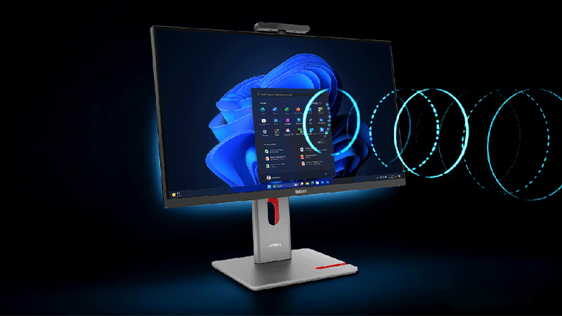 搭載清聽聲學聚音屏技術(shù)的聯(lián)想終端設(shè)備